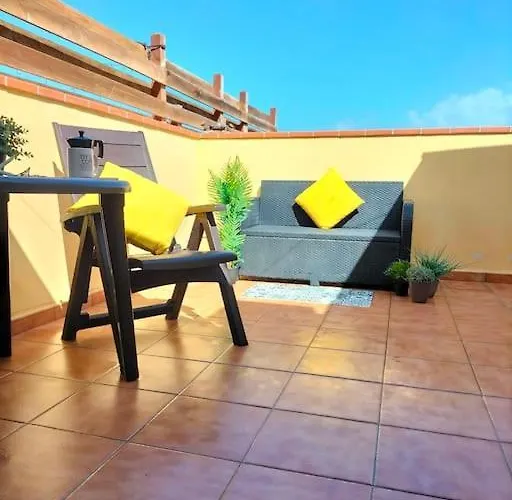 Sara E Gino Fuerteventura Carlos Penthouse Sea View & Terrace Apartment