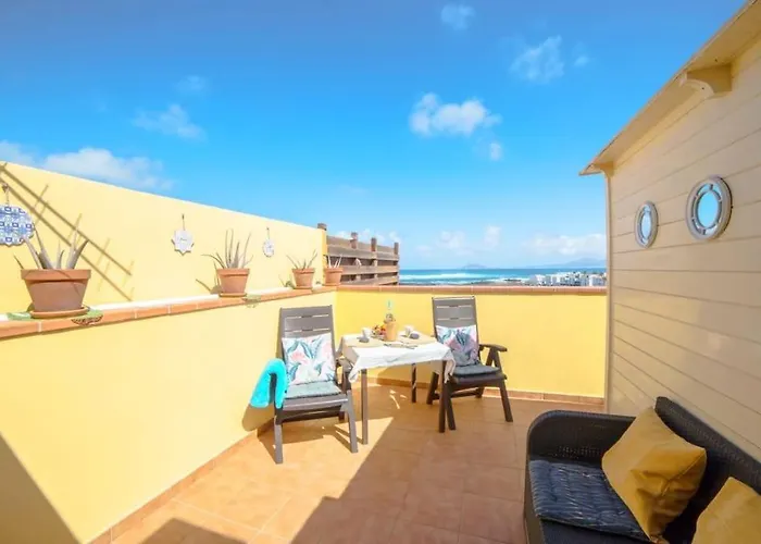 Sara E Gino Fuerteventura Carlos Penthouse Sea View & Terrace شقة