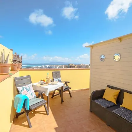 Atico De Carlo Con Vistas Al Mar Y Terraza * Corralejo